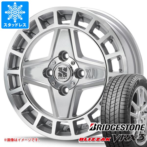 ハスラー使用　165 70 14 バリ溝柔らかブリジストンスタッドレス ブリザック VRX3 スズキ ハスラー用 スタッドレス ブリヂストン 165