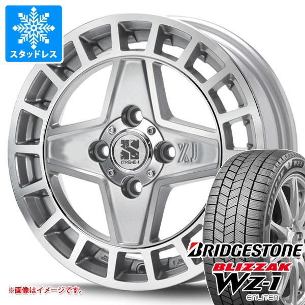 ブリザック - スタッドレスタイヤ ブリヂストン WZ-1 165/60R15 77Q MLJ エクストリームJ クアッド 4.5-15 自動車-車、バイク、自転車-冬タイヤ、ホイールセット
