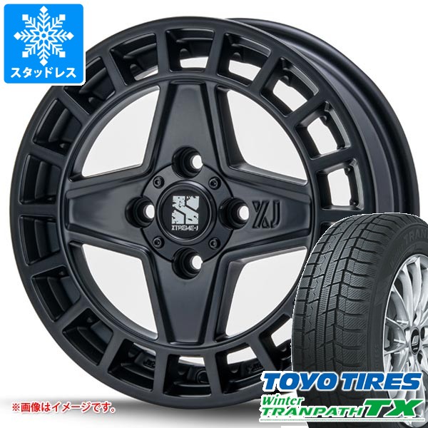 スタッドレスタイヤ トーヨー ウィンタートランパス TX 155/65R14 75Q MLJ エクストリームJ クアッド 4.5-14