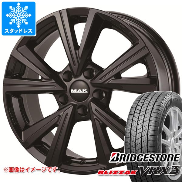 VWゴルフ スタッドレス＋ホイール　ブリヂストンVRX3 225/45R17 ブリザック VRX3 VW ゴルフ6用 スタッドレス ブリヂストン 225/45R17