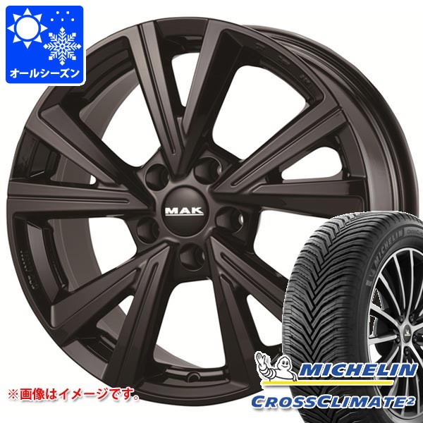 VW クロスポロ 6R系用 オールシーズンタイヤ ミシュラン クロスクライメート2 215/45R16 90V XL MAK クバーズ