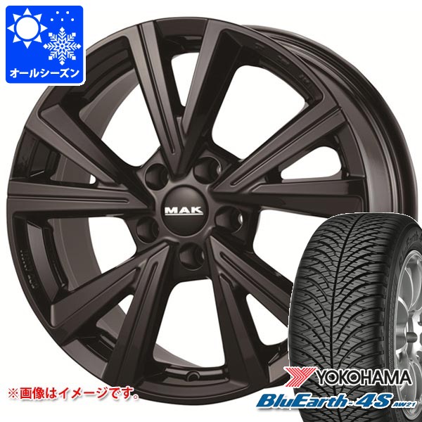 VW ゴルフ8 CD系用 オールシーズンタイヤ ヨコハマ ブルーアース4S AW21 205/55R16 91V MAK クバーズ