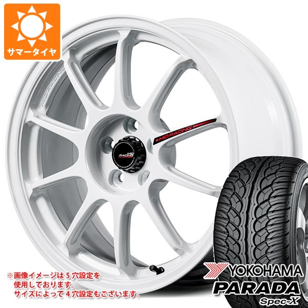 サマータイヤ 235/60R18 103V ヨコハマ パラダ スペック-X PA02 MID レーシング R10 エボ 7.5-18