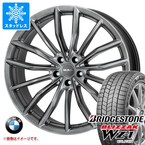 BMW F98 X4M用 スタッドレス ブリヂストン ブリザック WZ-1 255/50R19 107Q XL MAK ラップ