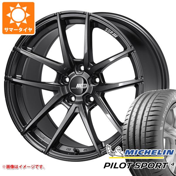 PILOT - 朱夏タイア 235/40R19 (96Y) XL ミシュラン 飛行士運動競技4 SSR ラインドライヴ 手あい10 モノ立ちはだかる 8.5-19 タイヤ、ホイール-自動車