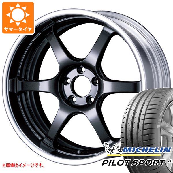 PILOT - 朱夏タイア 235/40R19 (96Y) XL ミシュラン 飛行士運動競技4 SSR ラインドライヴ 手あい6R 8.0-19 タイヤ、ホイール-自動車-夏タイヤ、ホイールセット