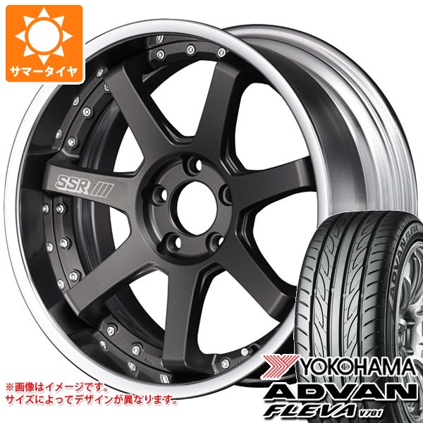ADVAN - 朱夏タイア 225/50R18 99W XL ヨコハマ 居住地ヴァン フレバ V701 SSR ラインドライヴ 手あい7R 8.0-18 自動車-夏タイヤ、ホイールセット-車、バイク、自転車