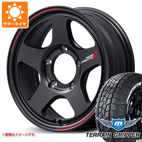 5本セット スズキ ジムニー JB64W用 2026年製 サマータイヤ モンスタ テレーングリッパー 215/70R16 107/105Q LT ホワイトレター MID レーシング TR50 5.5-16