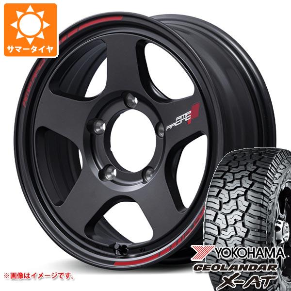 5本セット ジムニー JB64W用 2026年製 サマータイヤ ヨコハマ ジオランダー X-AT G016 LT215/70R16 100/97Q ブラックレター MID レーシング TR50 5.5-16