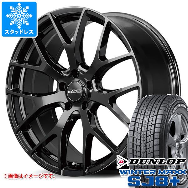 トヨタ 40系アルファード用 スタッドレス ダンロップ ウインターマックス SJ8 プラス 225/55R19 103Q XL レイズ RS 2x7FT