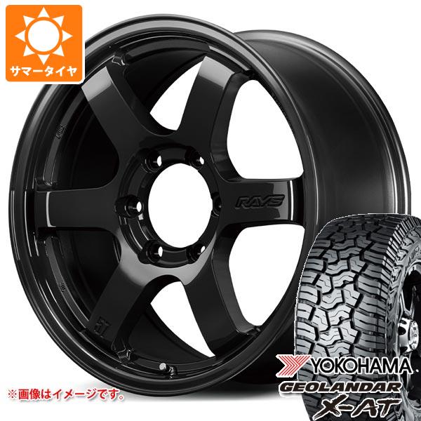 トヨタ ランドクルーザー250用 サマータイヤ ヨコハマ ジオランダー X-AT G016 LT265/70R18 124/121Q ブラックレター レイズ RS 57DR-X 8.5-18