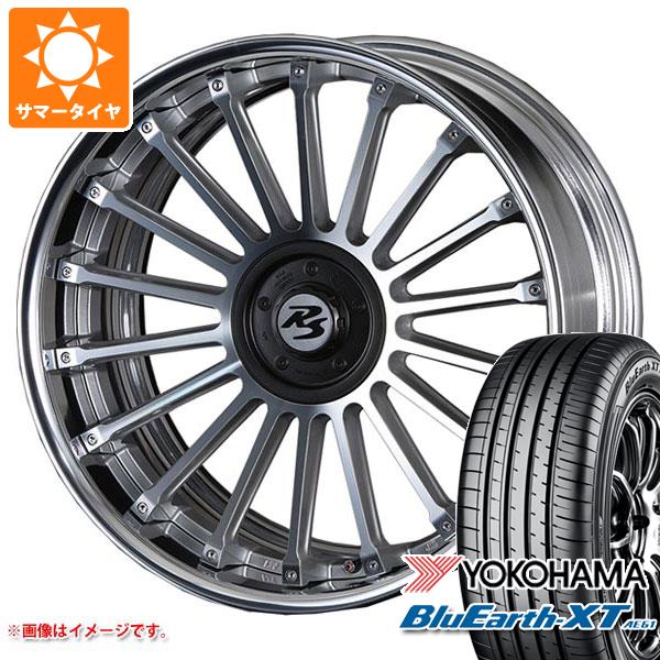 40系アルファード用 サマータイヤ ヨコハマ ブルーアースXT AE61 225/55R19 99V  クリムソン RS CV フィン 8.0-19｜tiremax