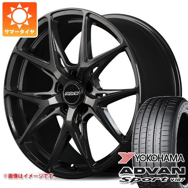 レクサス RX A10/H10系用 サマータイヤ ヨコハマ アドバンスポーツV107 235/55R20 105V XL レイズ RS VV21S 8.5-20