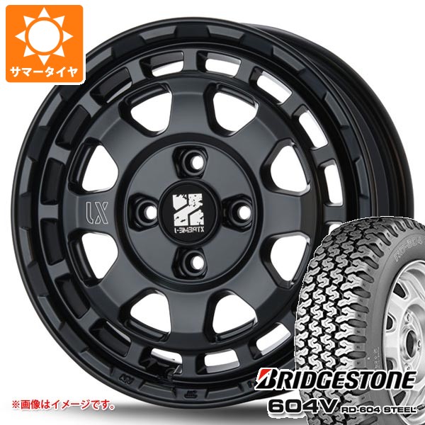 MLJ サマータイヤ 165R14 8PR ブリヂストン 604V RD-604 スチール 