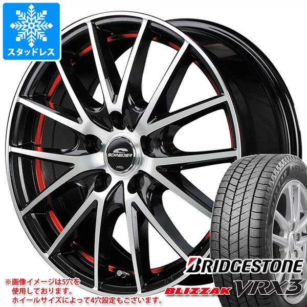 スタッドレスタイヤ ブリヂストン ブリザック VRX3 145/80R12 74Q MID ホイールズ RX27 4.0-12
