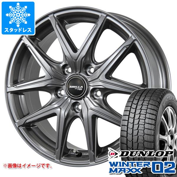 2024年製 スタッドレスタイヤ ダンロップ ウインターマックス02 WM02 185/70R14 88Q シビラ ネクスト F05 5.5 14 : sibf05 23123 : タイヤマックス