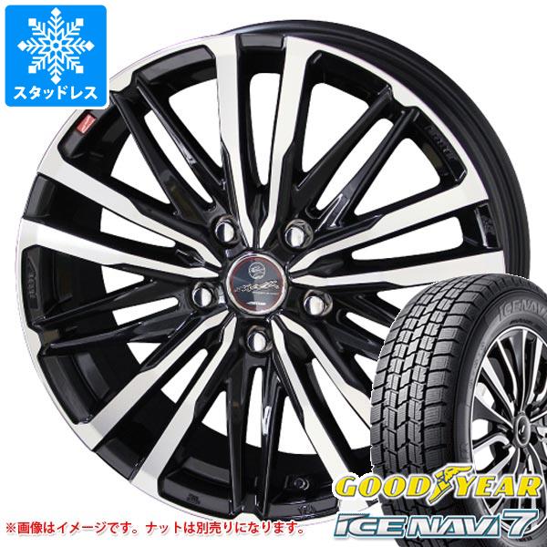 アイスナビ 7 - スタッドレスタイヤ グッドイヤー アイスナビ7 225/45R18 91Q 平手打ち クレスト 8.0-18 冬タイヤ、ホイールセット-自動車
