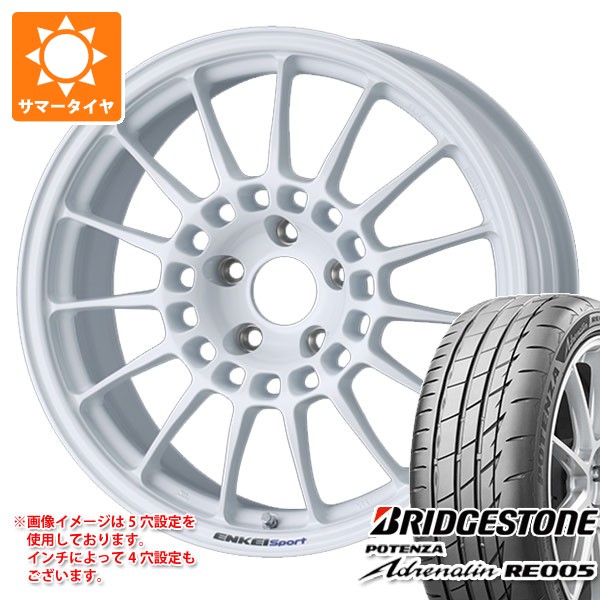 ENKEI - 炎節タイア 215/45R18 93Y XL ブリヂストン ポテンザ エピネフリン RE005 エンケイ 運動競技 RC-T5 8.0-18