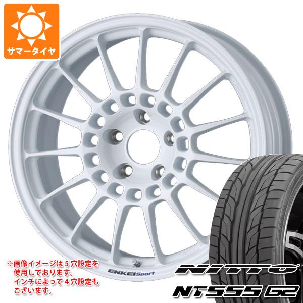 GRヤリス用 サマータイヤ ニットー NT555 G2 225/40R18 92Y XL エンケイ スポーツ RC T5 8.5 18 :sprct5l 24106 t80985yt:タイヤマックス