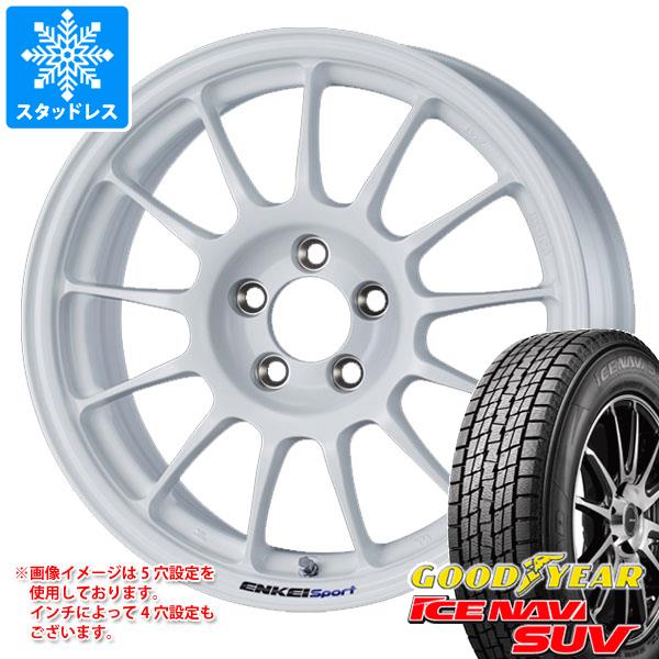 スタッドレスタイヤ グッドイヤー アイスナビ SUV 225/70R16 103Q エンケイ スポーツ RC-T5 7.0-16