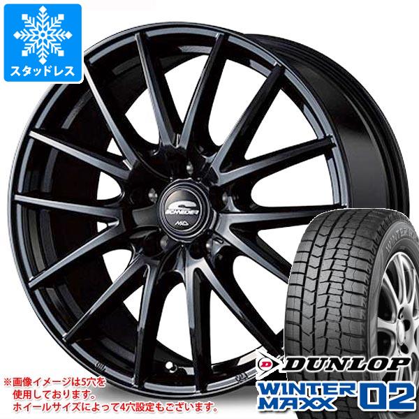 スタッドレスタイヤ ダンロップ ウインターマックス02 WM02 135/80R12 68Q シュナイダー SQ27 4.0 12 :sq27mb 35521:タイヤマックス