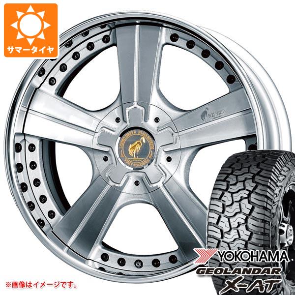 ランドクルーザー300用 サマータイヤ ヨコハマ ジオランダー X-AT G016 LT275/55R20 120/117Q ブラックレター スーパースター ピュアスピリッツ オークス 9.5-20