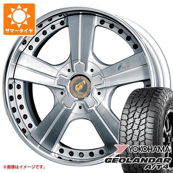 トヨタ ランドクルーザー300用 サマータイヤ ヨコハマ A/T4 G018 275/55R20 117H XL ブラックレター スーパースター ピュアスピリッツ オークス 9.5-20