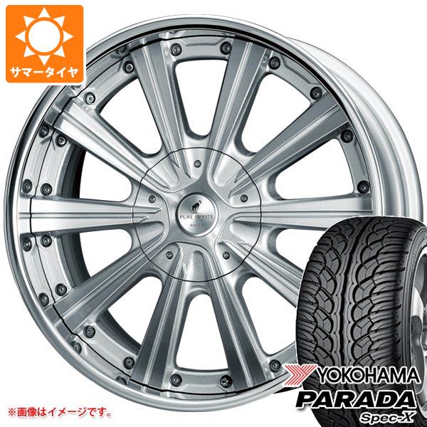 PARADA Spec-X - 地びたクルーザー300用 炎節タイア ヨコハマ パラダ 規格-X PA02 295/35R24 110V REINF  はやりっ子 ピュアスピリッツ サフォーク 9.5-24
