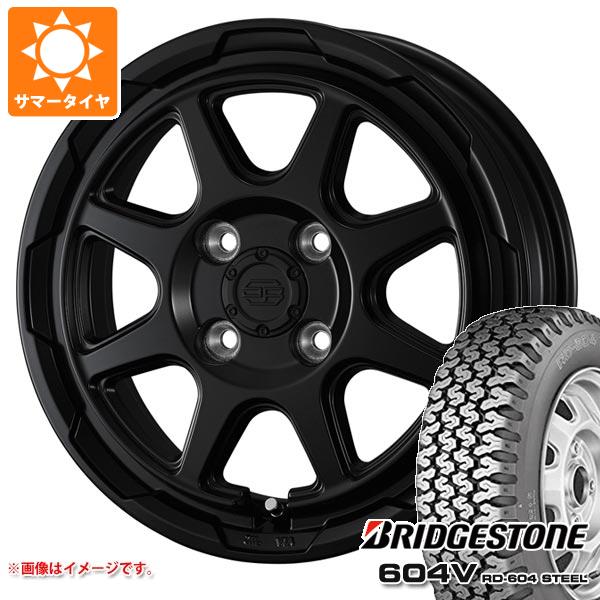 キャリイ DA16T用 サマータイヤ ブリヂストン 604V RD-604 スチール 155R12 6PR (155/80R12 83/81N相当)  スタットベルク 3.5-12 : staberk-28456-s861033zk : タイヤマックス - 通販 - Yahoo!ショッピング