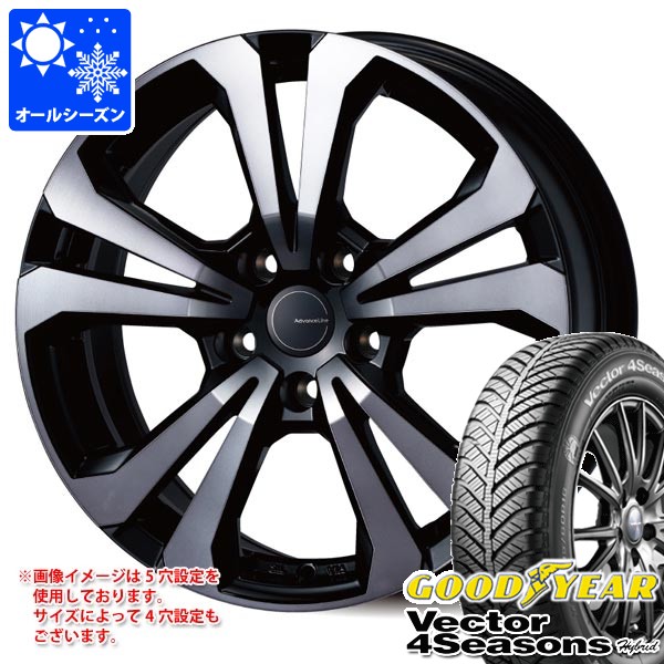 Vector（グッドイヤー） - BMW F74 2シリーズグランクーペ用 オール時期タイア グッドイヤー ベクトル 4シーズンズ 変わり種 225/45R18 91H 現金前貸し生産ライン SV-1 オールシーズンタイヤ、ホイールセット-車、バイク、自転車