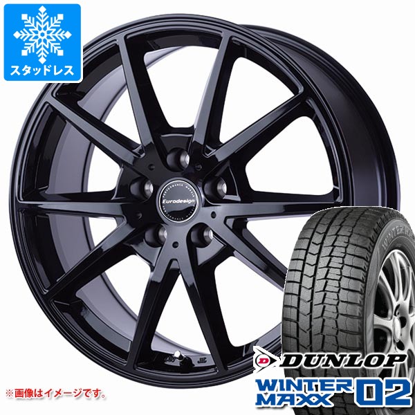 MINI クロスオーバー F60用 スタッドレス ダンロップ ウインターマックス02 WM02 225/55R17 97Q ユーロデザイン スウィンドン