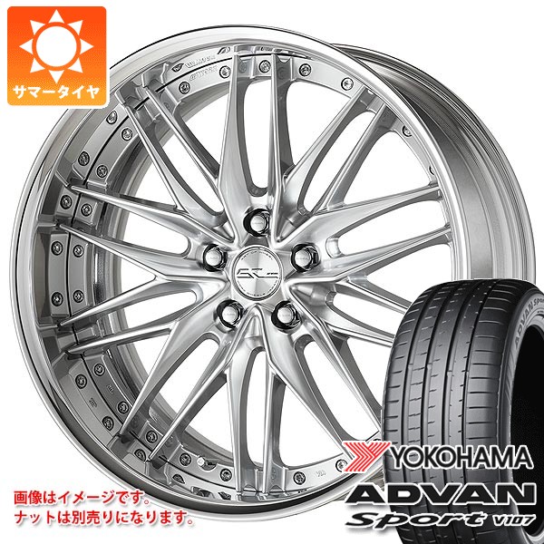 トヨタ 40系アルファード用 サマータイヤ ヨコハマ アドバンスポーツV107 255/35R22 99Y XL ワーク シュヴァート クヴェル2 8.5-22