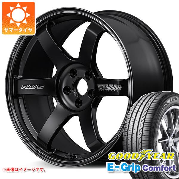 RAYS - 朱夏タイア 245/45R19 102W XL グッドイヤー エフィシエントグリップコンフォート レイズ ボルクレーシング TE37 サーガ Sつけ加える 黒いこと影ぼうし 8.5-19 タイヤ、ホイール-自動車-夏タイヤ、ホイールセット