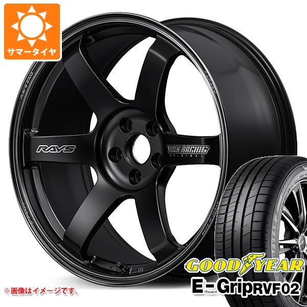 サマータイヤ 225/45R19 96W XL グッドイヤー エフィシエントグリップ RVF02 レイズ ボルクレーシング TE37 サーガ Sプラス ブラックシャドー 8.5-19