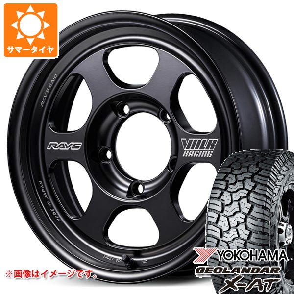 RAYS - スズキ ジムニーノマド JC74W用 朱夏タイア ヨコハマ ジオランダー X-AT G016 LT235/70R16 104/101Q 黒いこと雁の使い ボルクレーシング TE37XT for J BS 6.0-16 自動車-車、バイク、自転車