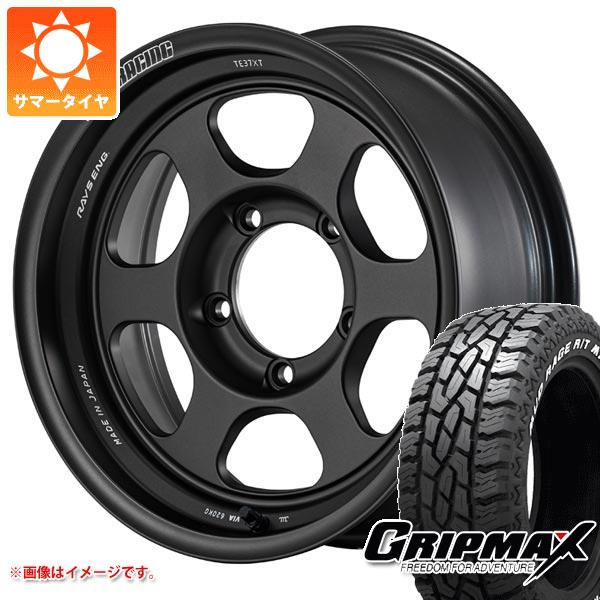 ジムニーシエラ JB74W用 サマータイヤ グリップマックス マッドレイジ R/T MAX LT185/85R16 105/103Q ホワイトレター ボルクレーシング TE37XT for J UL 6.0 16 :t37xtuls 36498 s86769zk:タイヤマックス