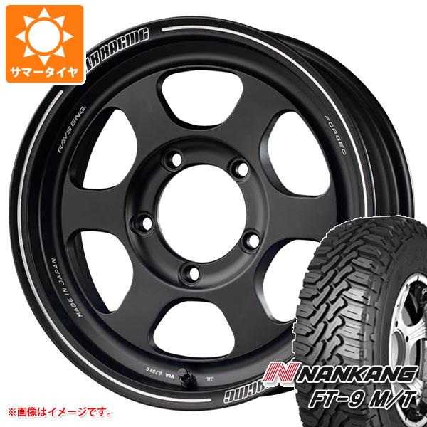 5本セット ジムニー用 サマータイヤ ナンカン FT-9 M/T 175/80R16 91S ホワイトレター レイズ ボルクレーシング TE37XT FOR J 5.5-16