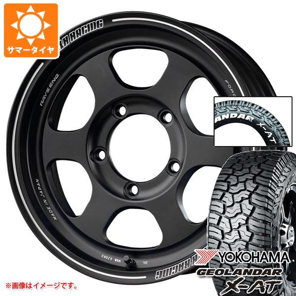 スズキ ジムニーノマド JC74W用 サマータイヤ ヨコハマ X-AT G016 185/85R16 105/103N LT ホワイトレター レイズ ボルクレーシング TE37XT FOR J 6.0-16