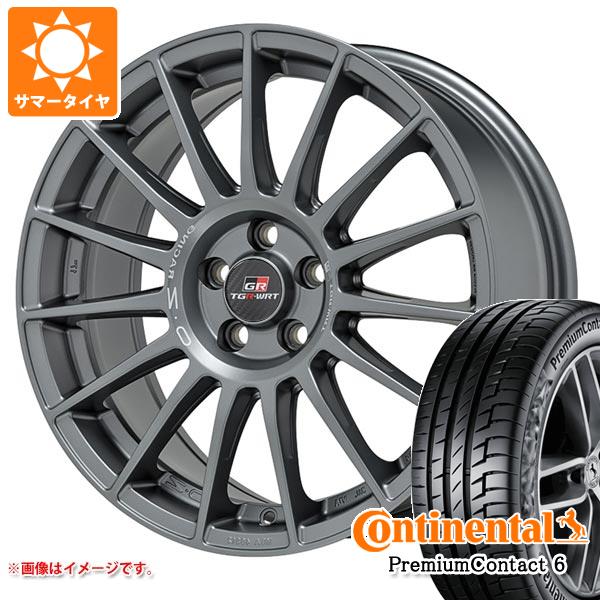 40系アルファード用 サマータイヤ コンチネンタル プレミアムコンタクト6 245/40R21 100Y XL OZ スーパーツーリズモ TGR-WRT 9.0-21