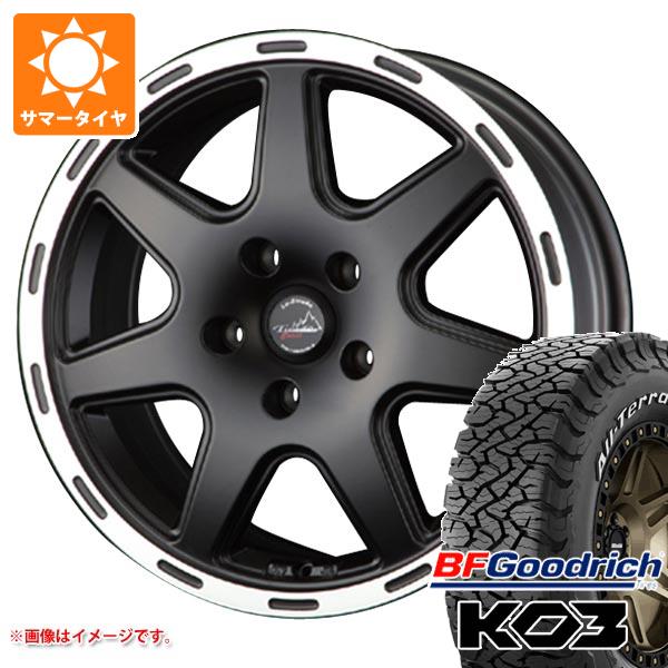 5本セット ジープ ラングラー JK/JL系用 サマータイヤ BFグッドリッチ オールテレーンT/A KO3 LT285/70R17 ホワイトレター ラ・ストラーダ ティラード クロス