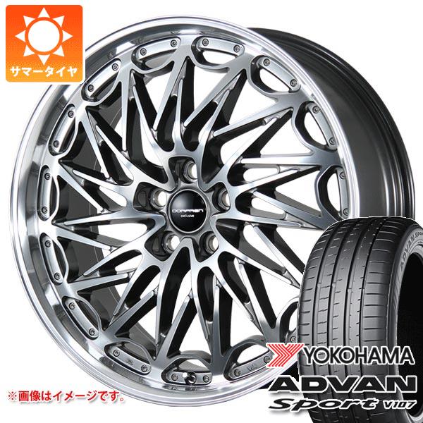 トヨタ クラウン セダン 30系用 サマータイヤ ヨコハマ アドバンスポーツV107 245/45R20 103Y XL V107A ドルフレン エクスクルーシブ TLM-02 8.5-20