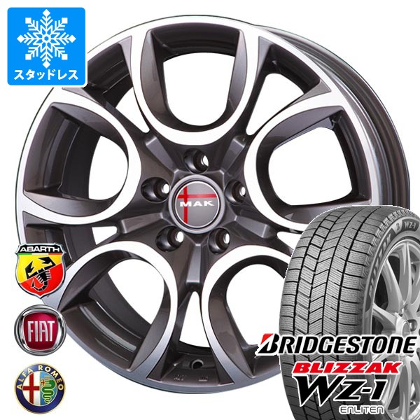 フィアット 500X 334系用 スタッドレス ブリヂストン ブリザック WZ-1 215/55R17 94Q MAK トリノ