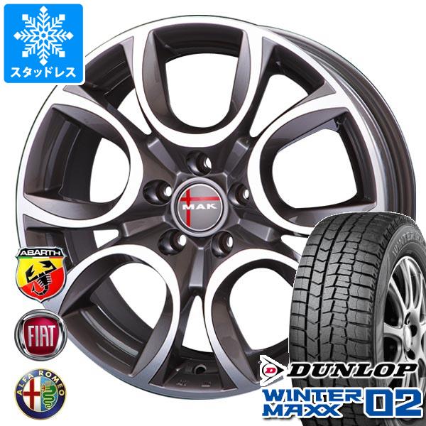 フィアット 500X 334系用 スタッドレス ダンロップ ウインターマックス02 WM02 215/55R17 94Q MAK トリノ