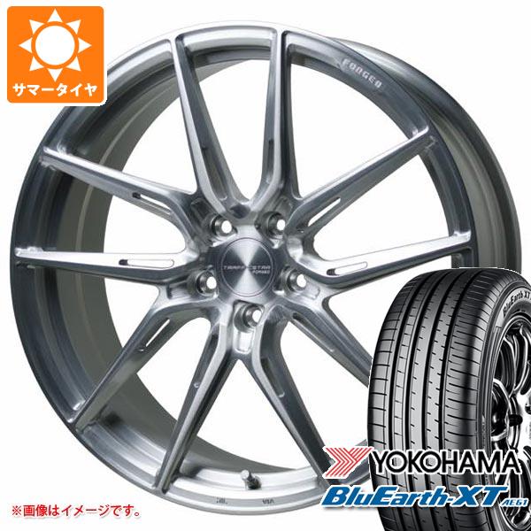 サマータイヤ 225/55R19 99V ヨコハマ ブルーアースXT AE61 トラフィックスター フォージド TSF 02 8.0 19 :tsf02brs 34385:タイヤマックス