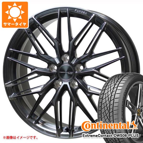 2023年製 サマータイヤ 225/40R19 93Y XL コンチネンタル エクストリームコンタクト DWS06 プラス トラフィックスター フォージド TSF 03 8.0 19 正規品 :tsf03bsc 36684:タイヤマックス