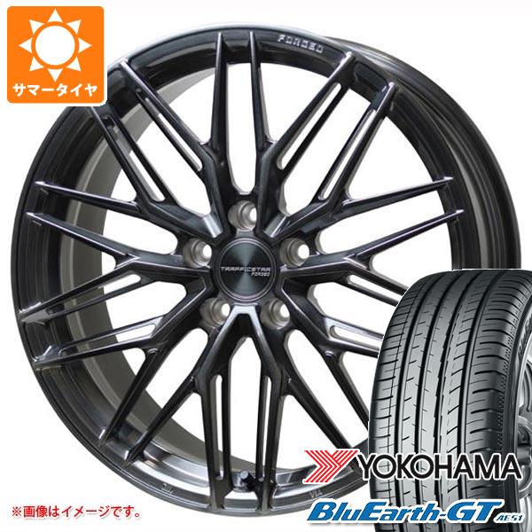 サマータイヤ 225/45R19 96W XL ヨコハマ ブルーアースGT AE51 トラフィックスター フォージド TSF-03 8.0-19