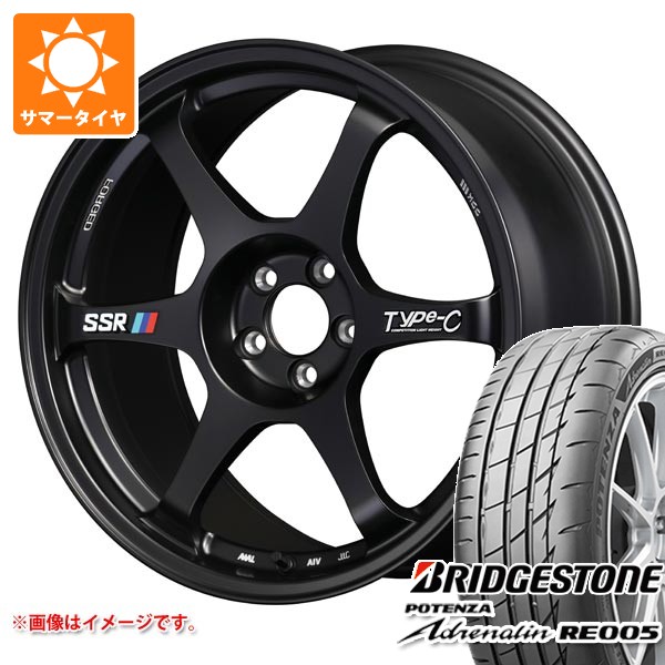 POTENZA - ホンダ シビック 手あいR FK8用 朱夏タイア ブリヂストン ポテンザ エピネフリン RE005 245/40R18 97Y XL SSR 手あいC フォージド 9.5-18 自動車-タイヤ、ホイール-夏タイヤ、ホイールセット