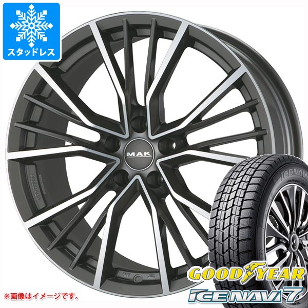 アウディ A4 オールロードクワトロ 8K/8W系用 スタッドレス グッドイヤー アイスナビ7 225/55R17 97Q MAK ユニオン