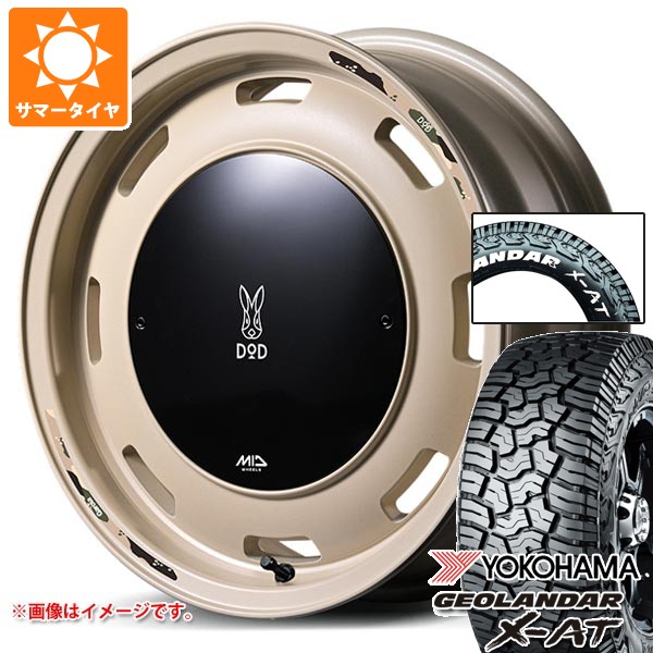 5本セット スズキ ジムニー用 サマータイヤ ヨコハマ ジオランダー X-AT G016 185/85R16 105/103N LT ホワイトレター ウシャリントバリ 5.5-16