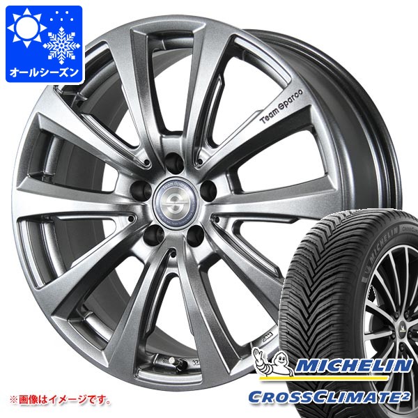 メルセデスベンツ X253 AMG GLC43用 オールシーズンタイヤ ミシュラン クロスクライメート2 SUV 235/55R19 105W XL チームスパルコ ヴァローザ ver.02